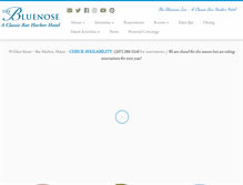 Tablet Screenshot of barharborhotel.com
